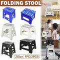 Plastic Folding Step Stool - Black, 22 cm High, Pack of 2 - view 2