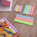 Plastic Food Bag Sealing Clips, 6.5cm, 9cm and 14cm - Assorted Colours, Pack of 24 - view 3