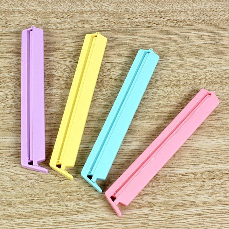 Plastic Food Bag Sealing Clips, 6.5cm, 9cm and 14cm - Assorted Colours, Pack of 24 - view 5