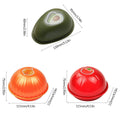 Plastic Food Storage Containers with Lids - Avocado, Tomato and Onion Shapes, Pack of 3 - view 3