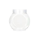 Plastic Food Storage Jars with Screw Lids, Pack of 50 - Clear Lids