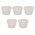 Plastic Fridge Storage Containers with Lids and Drainage Layer - Pack of 5 - view 2