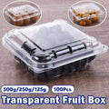 Plastic Fruit Boxes, Pack of 100 - 500g, 18.5 x 14 x 8.5 cm - view 2