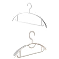 Plastic Half Round Non-Slip Hangers, 10 Pack - Narrow - view 3