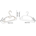 Plastic Half Round Non-Slip Hangers, 10 Pack - Narrow - view 4