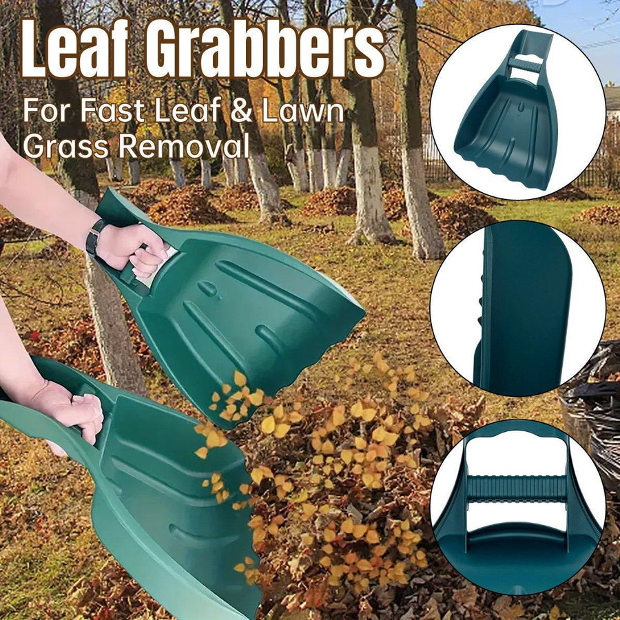 Plastic Leaf Grabber Garden Rake for Leaves and Lawn Debris, Single Piece