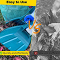 Plastic Leaf Grabber Garden Rake for Leaves and Lawn Debris, Single Piece - view 5