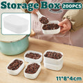 Plastic Meal Prep Storage Box with Lid for Rice - Pack of 200