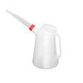 Plastic Oil Pot with Scale and Long Flexible Spout - 3L