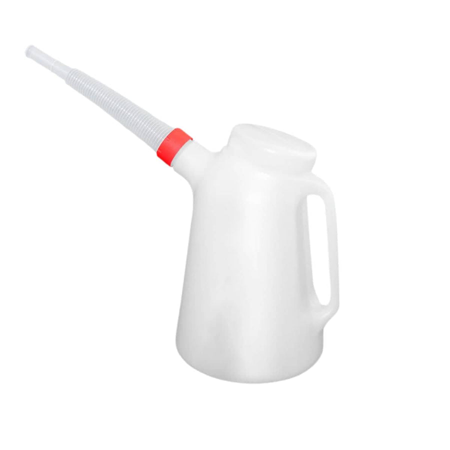 Plastic Oil Pot with Scale and Long Flexible Spout - 4L