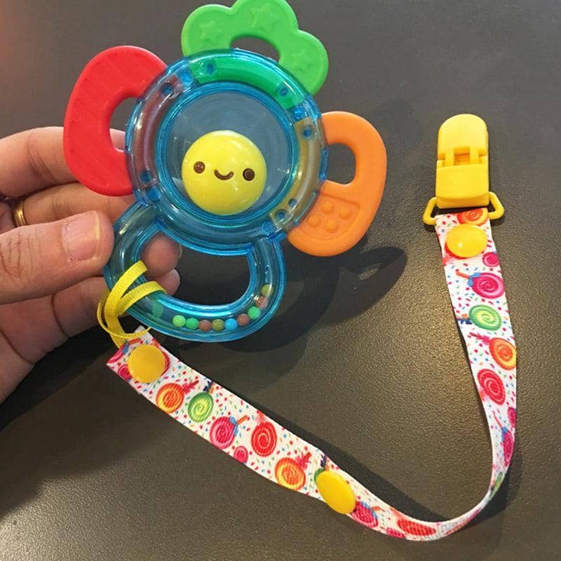 Plastic Pacifier Dummy Clip Holders, Pack of 60 Assorted Colours for Crafts - view 4