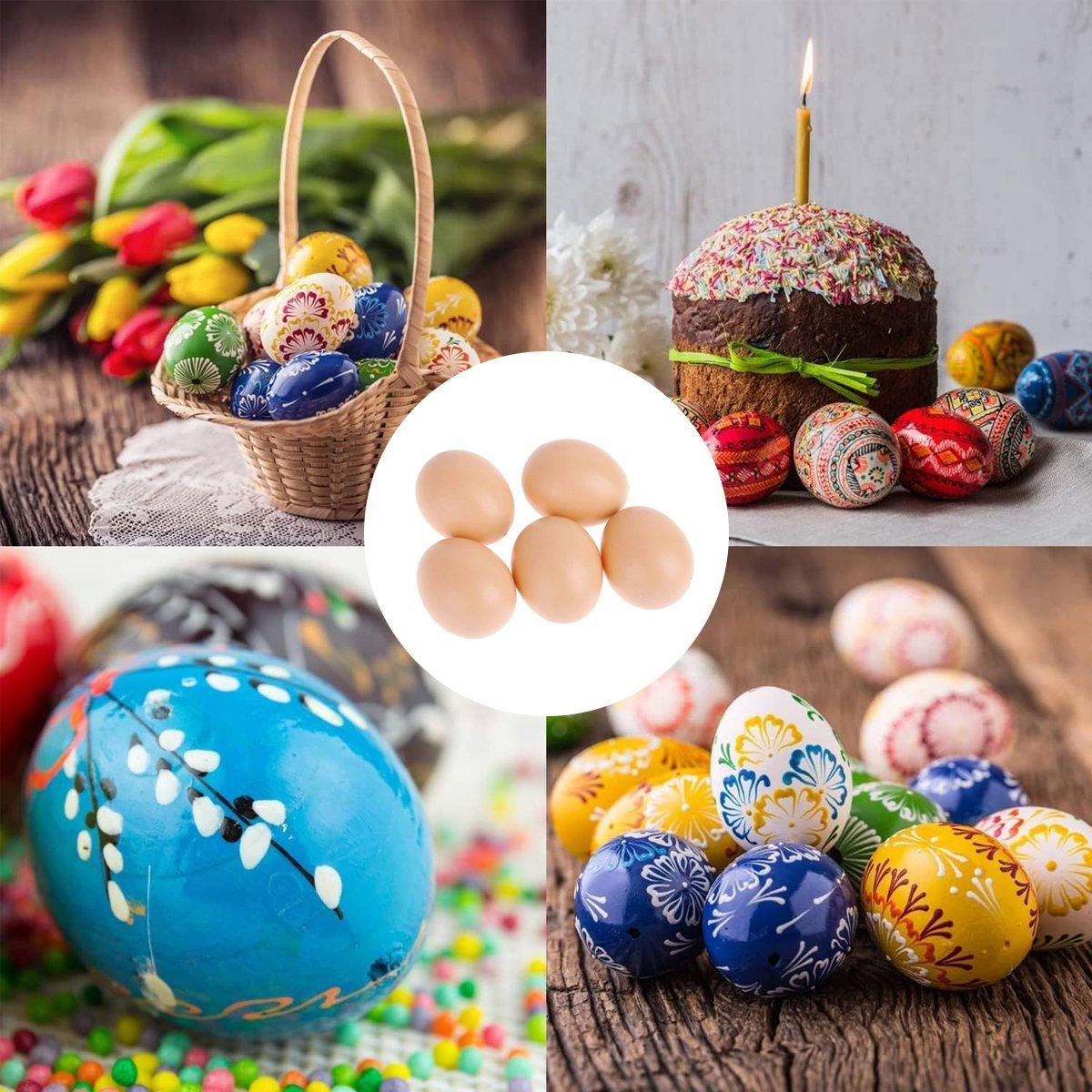 Plastic Painting Eggs for DIY Craft - Pack of 6 - view 10