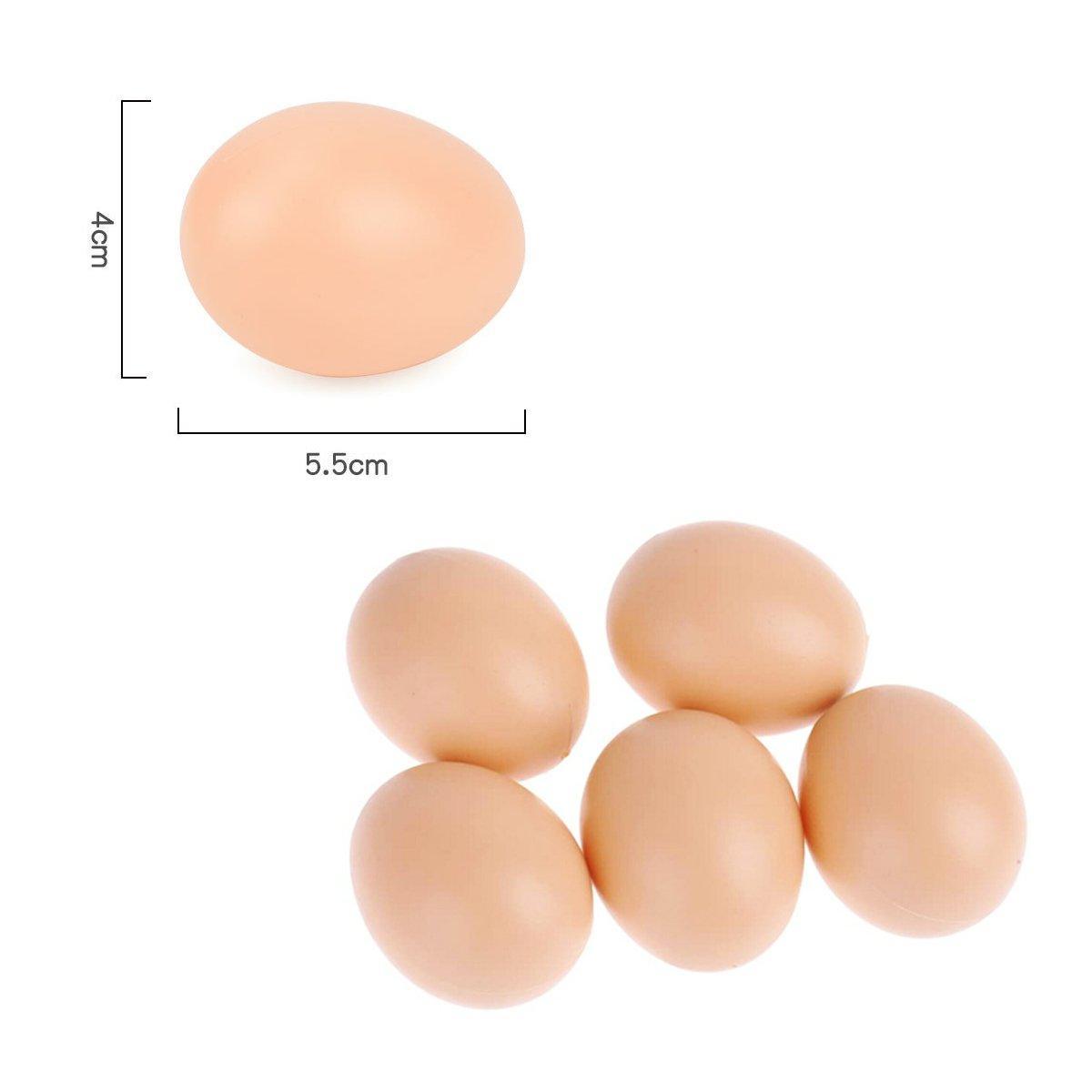Plastic Painting Eggs for DIY Craft - Pack of 6 - view 4