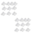 Plastic Roller Blind Chain Connector Joiner, White - Pack of 20