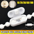 Plastic Roller Blind Chain Connector Joiner, White - Pack of 20 - view 2