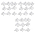 Plastic Roller Blind Chain Connector Joiner - White, Pack of 30
