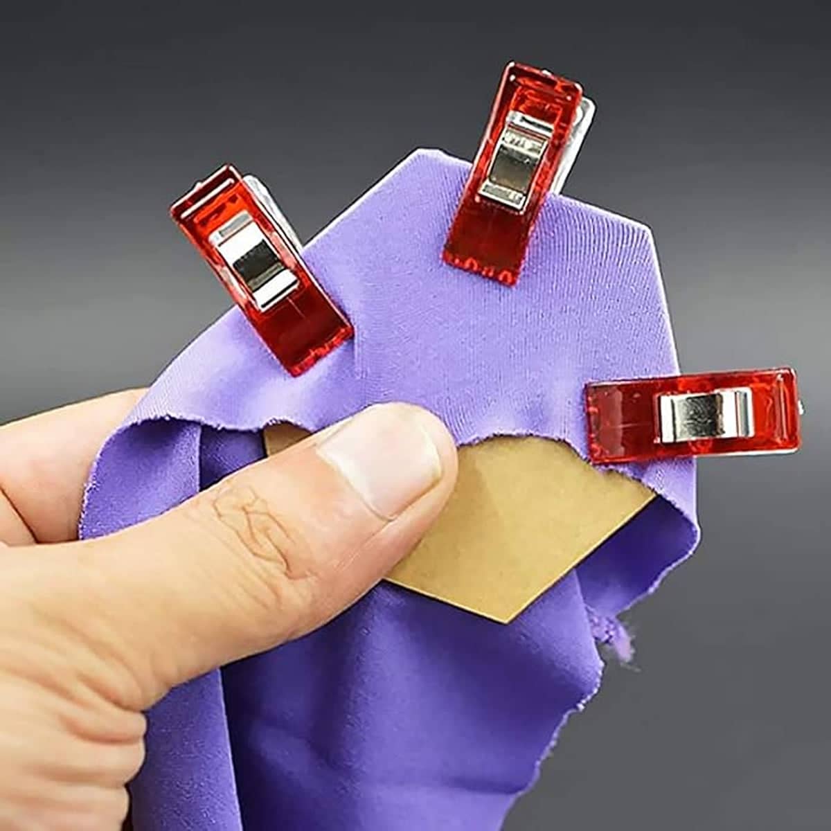 Plastic Sewing Clips Pack of 150, Patchwork and Quilting Hand Positioning Clips - view 5