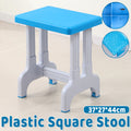 Plastic Square Stool Non Slip Durable for Classroom, Home and Office
