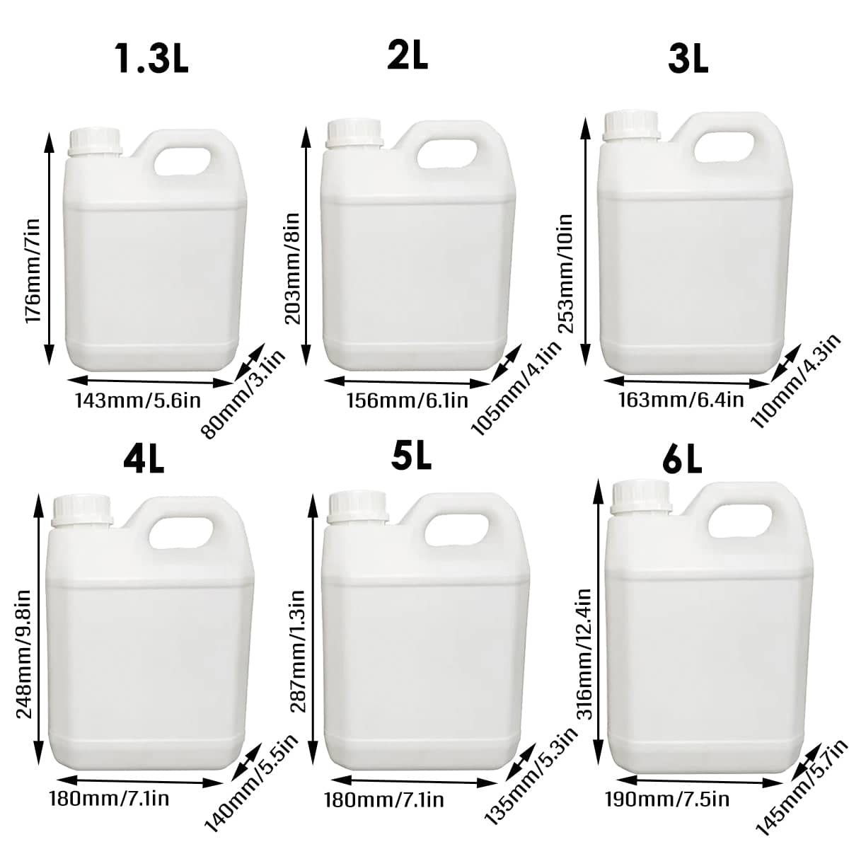 Plastic Square Storage Bucket Flat Pot for Home and Garden - 1.3 L (176 x 143 x 80 mm) - view 4