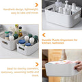 Plastic Storage Baskets with Handles, Pack of 10 - view 5