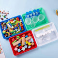 Plastic Storage Trays, 34 x 25 x 2.6 cm, Pack of 5 - view 4
