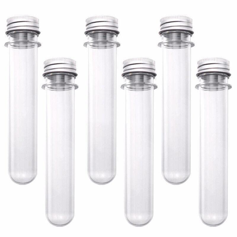 Plastic Test Tubes with Metal Screw Caps, 45 ml, Pack of 50 - view 2