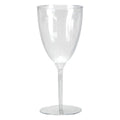 Plastic Wine Glasses with Swirl Design, 210ml, Pack of 8 - view 2