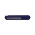 Plastic Wrap Cutter with Double Sided Sliding Blades and Wall Suction Mount, Blue - view 2