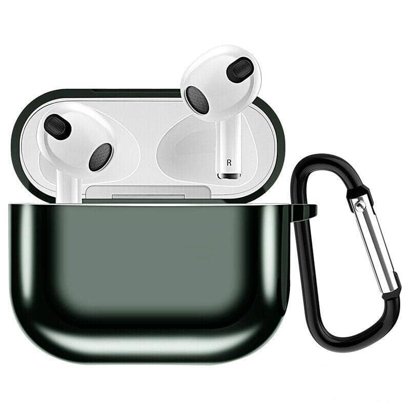 Plated TPU Protective Case for AirPods 3 - Green