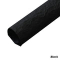 Pleated Flower Wrapping Paper for Bouquets, 10 Sheets (53 x 53 cm) - Black