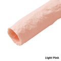 Pleated Flower Wrapping Paper for Bouquets, 10 Sheets (53 x 53 cm) - Light Pink