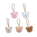 Plush Bear Bag Charm Pendant - Beige - view 3