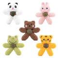 Plush Cat Chew Toy with Catnip Ball - Green Frog - view 3
