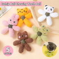 Plush Cat Chew Toy with Catnip Ball - Pink Bunny - view 2