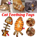 Plush Cat Chew Toy with Natural Wood - Giant Squid - view 2