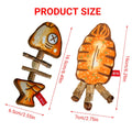Plush Cat Chew Toy with Natural Wood - Giant Squid - view 4