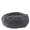 Plush Donut Pet Bed - Dark Grey, 100 cm