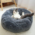 Plush Donut Pet Bed - Dark Grey, 100 cm - view 4