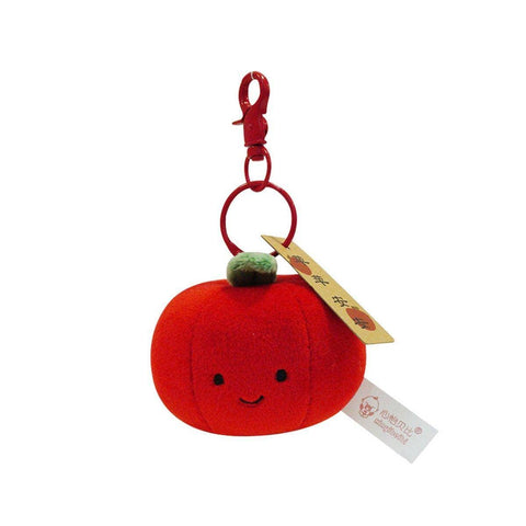 Plush Fruit and Vegetable Keychain Key Ring Bag Charm - Number 7