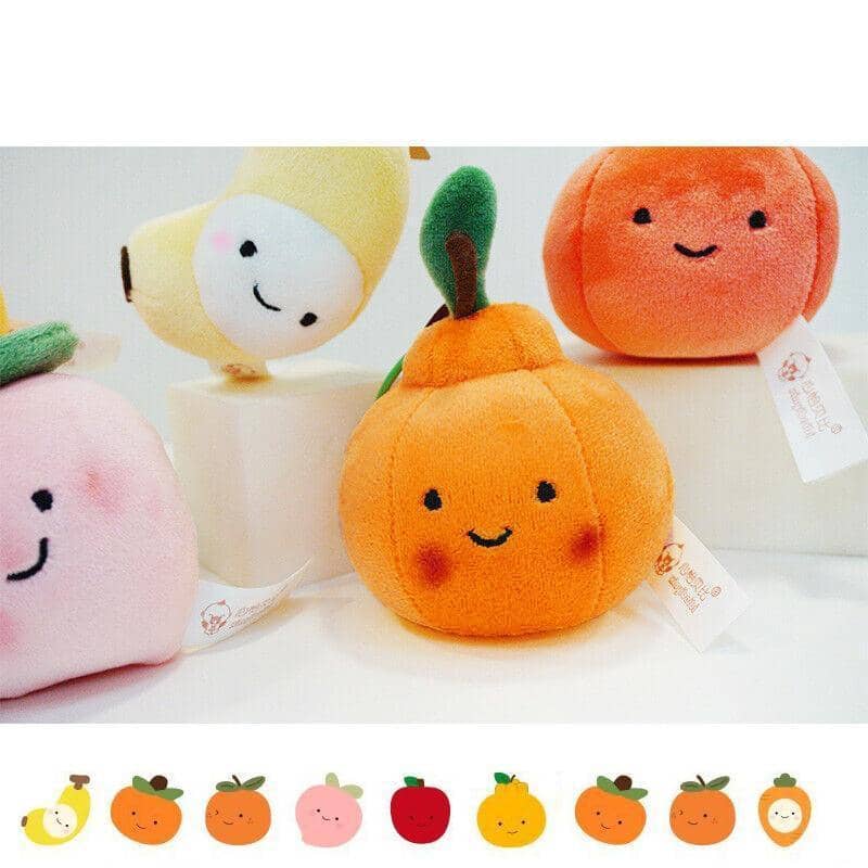 Plush Fruit and Vegetable Keychain Key Ring Bag Charm - Number 7 - view 4