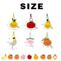 Plush Fruit and Vegetable Keychain Key Ring Bag Charm - Number 7 - view 5