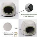 Plush Guinea Pig and Hamster House, Pet Hideout - Grey Dome - view 5