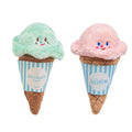 Plush Ice Cream Snack Hiding Foraging Dog and Cat Toy - Pink - view 3