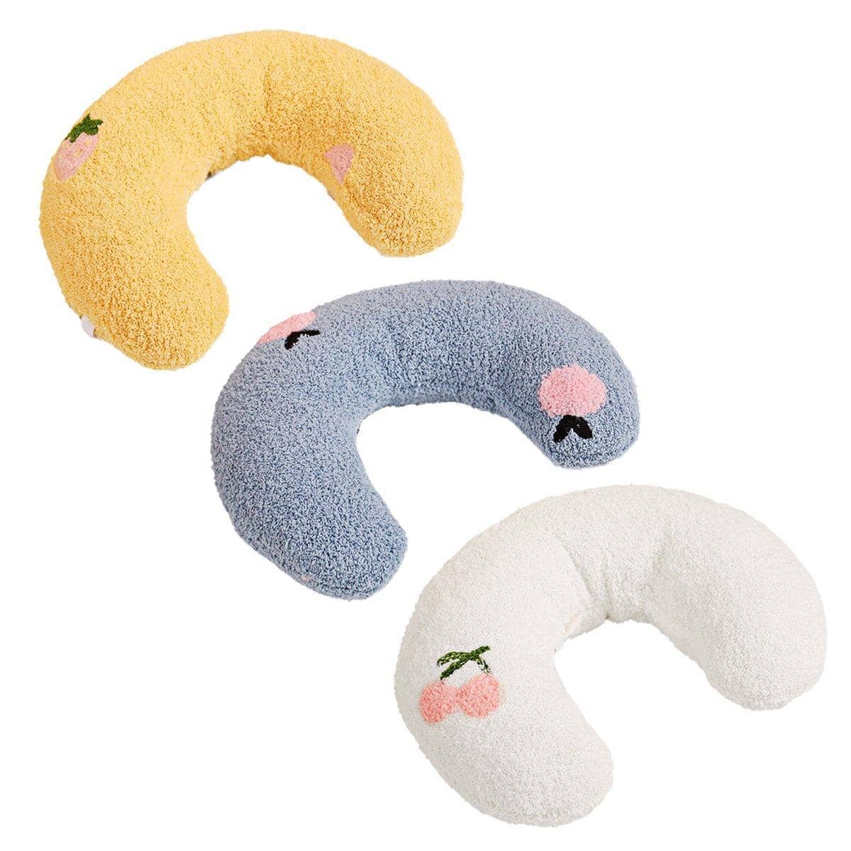 Plush Moon Pet Pillow for Cats and Small Dogs Pack of 2 - White - view 3