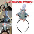 Plush Mouse Hairband for Face Washing and Daily Wear