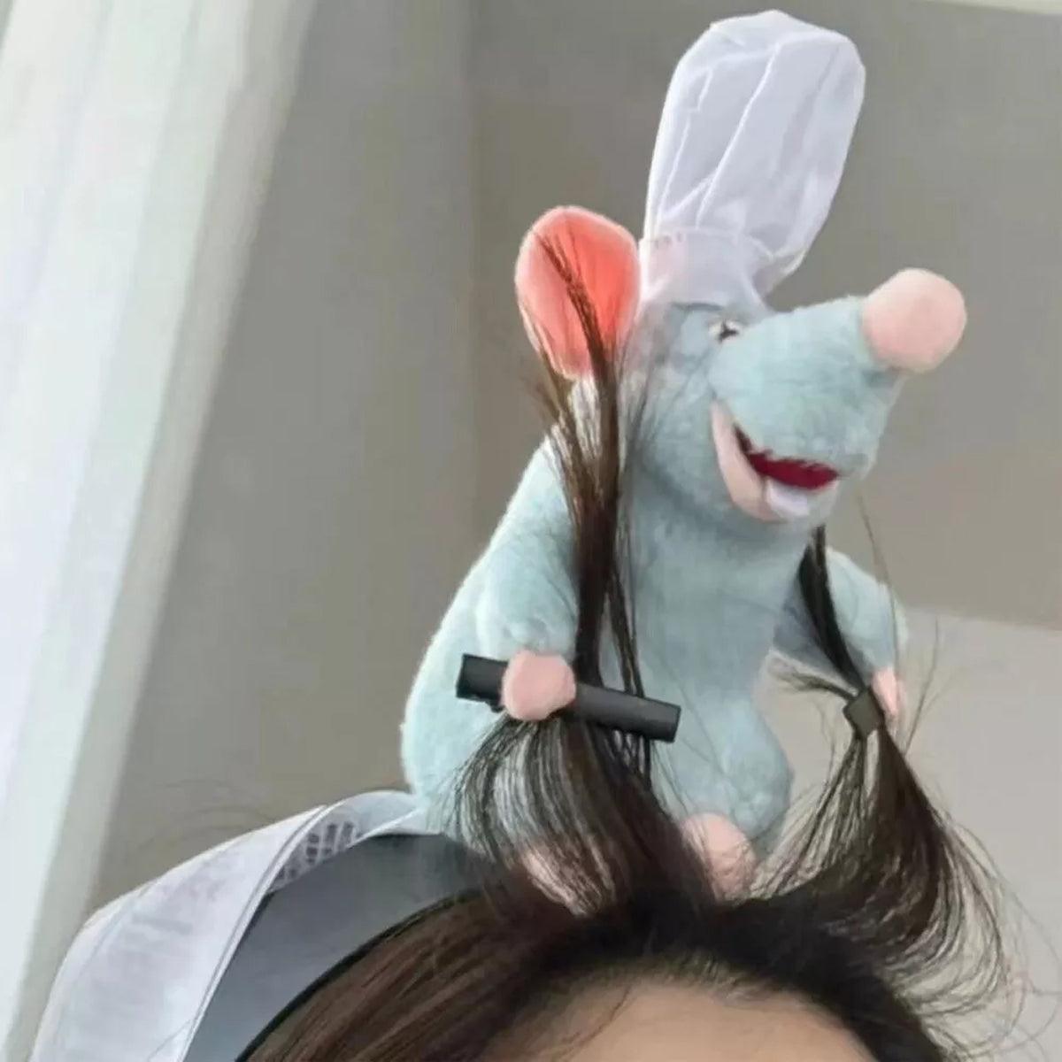 Plush Mouse Hairband for Face Washing and Daily Wear - view 5