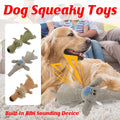 Plush Squeaky Dog Toy, 38 cm Corn Fleece - Grey Elephant - view 2