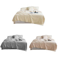 Plush Throw Blanket for Autumn and Winter - White, 100 x 150 cm - view 3