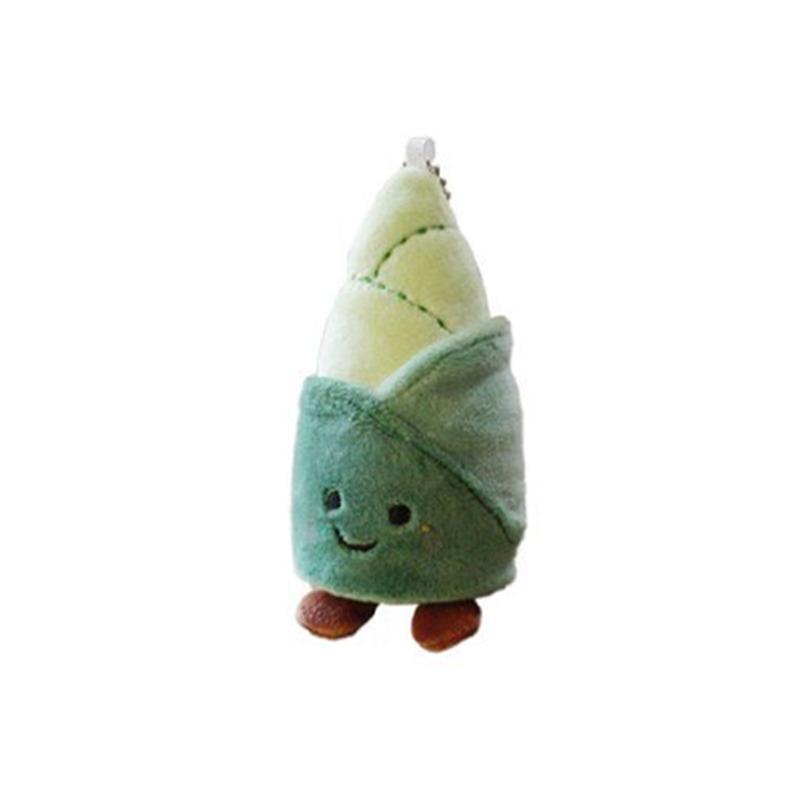 Plush Vegetable Keychain Soft Stuffed Toy Keyring - Bamboo Shoots
