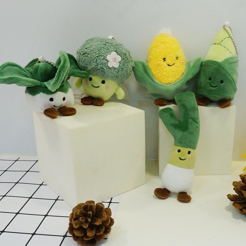 Plush Vegetable Keychain Soft Stuffed Toy Keyring - Bamboo Shoots - view 6